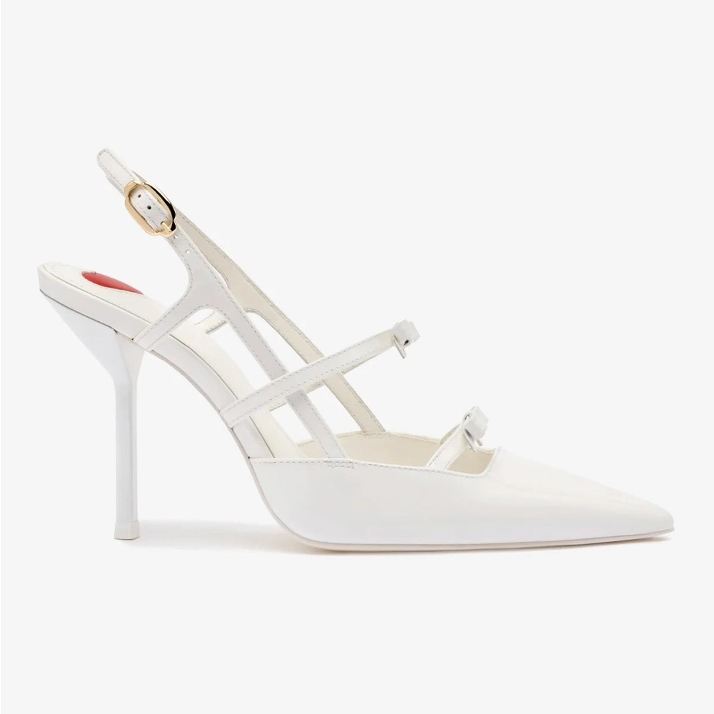 ♥️♥️SOLD♥️♥️Larroude White Women's Heels - Picture 5 of 5